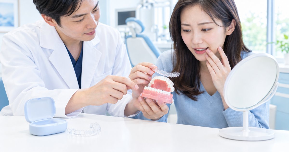 矯正後の後戻りが心配？リテーナーを着け忘れたときの保定期間